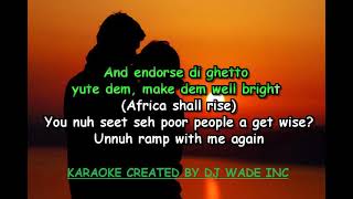 Alborosie Rastafari Anthem Karaoke 1 [upl. by Hamer153]