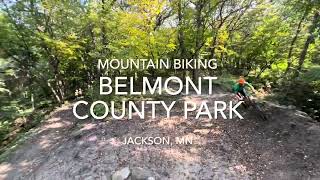 Mountain Biking Belmont County Park 360 [upl. by Aihsoek]