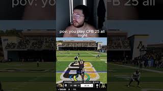 POV You played CFB 25 all night cfb25 cfb gaming [upl. by Moguel]