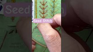 Seed Stitch [upl. by Araihc]