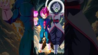 Who Is The Strongest🤔Vegeta Vs Fused Zamasu 😎😈 shorts anime db goku [upl. by Drofla]