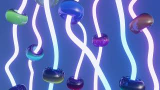 Calming Visual 3D Neon Show [upl. by Naud]