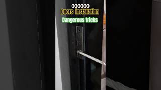 Doors installation tricks trending aluminium shorts [upl. by Aisetal]