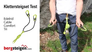 Test Edelrid Cable Comfort Tri Klettersteigset [upl. by Malia]