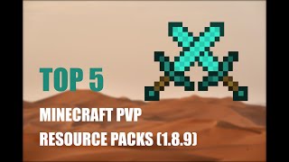 Top 5 BEST PvP Resource Packs  Minecraft 189 [upl. by Ahsimet]