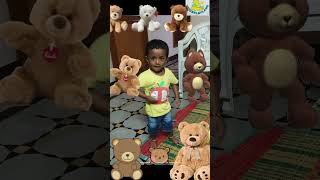 Teddy Bear Teddy Bear Turn Around  Nursery Rhymes amp Baby Songs  vkidzplayland shorts [upl. by Erwin]