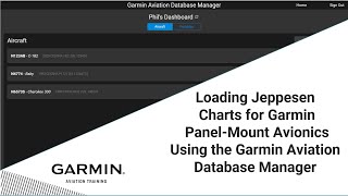 Loading Jeppesen Charts for Garmin PanelMount Avionics Using the Garmin Aviation Database Manager [upl. by Ailekat]