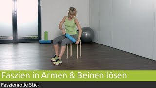 Faszientraining Faszien in Armen Beinen Rücken und Füßen lösen I PINOFIT [upl. by Pennebaker]