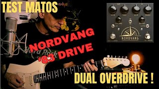 Test Nordvang 83 Drive dual overdrive  Klon  Bluesbreaker [upl. by Nyrehtac]