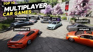 Top 10 Car Games That Offer Free Roam Multiplayer in 2024OPEN WORLD [upl. by Sulohcin]