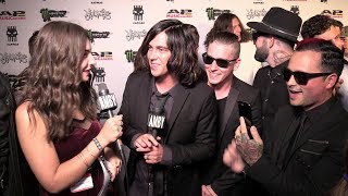 Interview with Sleeping with Sirens 2017 APMAs Red Carpet [upl. by Rebe857]