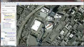 Staple Center Live in Google Earth [upl. by Jaquelyn]