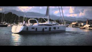 Jeanneau 64 Yacht New Thruster use and docking Single Handed Sailing [upl. by Mandych]