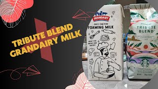 REVIEW BREW TRIBUTE BLEND STARBUCKS BARENG GRANDAIRY FOAMING MILK ANEH TAPI ENAK [upl. by Ariet]