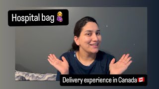 What to pack in Hospital bag🤰 Canada k hospital m kya kya milta h🇨🇦 Life in Canada🇨🇦 [upl. by Sammer]