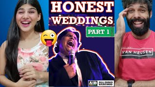 AIB  HONEST INDIAN WEDDINGS  Part 1  Reaction  Aib Reaction Video [upl. by Giralda434]