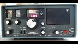 Yaesu FRG7 from around 1978 With digital display [upl. by Gillespie]