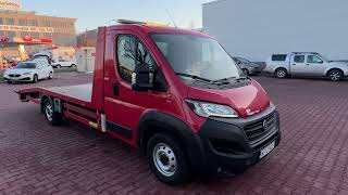 FIAT DUCATO  POLMAR 2020 ROK 23 DIESEL 177KM AUTOLAWETA POMOC DRGOWA AUTOTRANSPORTER [upl. by Magree]