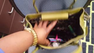 Whats in my Bag Authentic Adrienne Vittadini Leather [upl. by Dela]