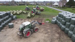 Enrubannage 2023 Full Fendt 310  516  714  720  824 GAEC Trotel Drone [upl. by Clemence]