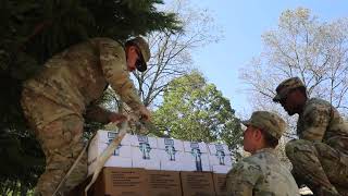 82nd Airborne Division and 20th Engineering Brigade delivered supplies to Swannanoa North Carolina [upl. by Marjorie]