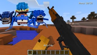 Minecraft SHOWDOWN Guns vs Shin Sonic [upl. by Demetris]