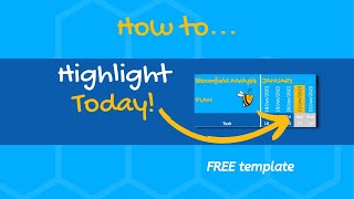 How to  Highlight TODAY  Timeline  Gantt  Google Sheets  Excel [upl. by Ytsirhc423]