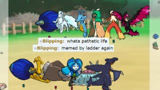 DOODLE SWORDS DANCE SLAKING DESTROYED THIS SALTY NOOB ON POKEMON SHOWDOWN [upl. by Ailat]