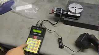 Sherline CNC Rotary Table Demo [upl. by Tirrag]