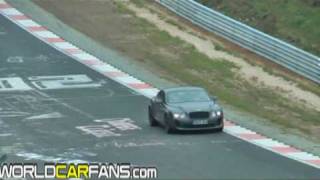 Bentley Continental Supersports BioFuel Spied on Nurburgring [upl. by Aianat304]