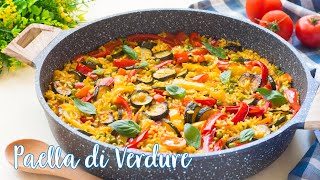 Paella di Verdure  Ricetta Facile Paella Vegetariana  55Winston55 [upl. by Okimuy]