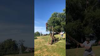 Homemade Trebuchet [upl. by Arriet683]