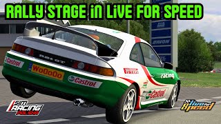 Live For Speed Rally simracing simagic rally liveforspeed racingsim [upl. by Sivad]