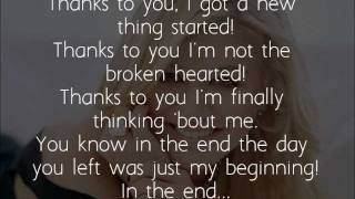 Kelly Clarkson  Stronger Lyrics HQ  HD [upl. by Schlicher]