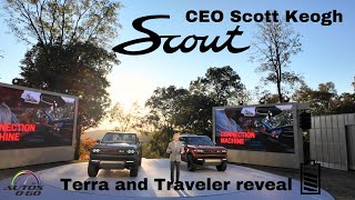 Scout Terra and Scout Traveler reveal by CEO Scott Keogh [upl. by Nettle]