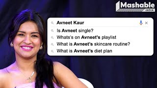 Avneet Kaur Answers Most Googled Questions  Mashable India [upl. by Annnora159]