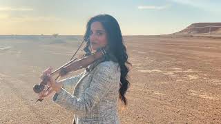 Samira Riachy Violin Cover  سميرة رياشي  المجد هنا [upl. by Notlok]