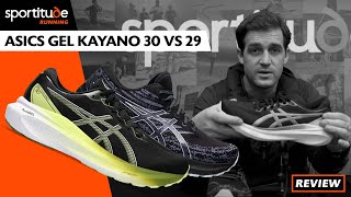 Asics Gel Kayano 30 vs 29 Comparison Shoe Review  Sportitude Running [upl. by Nnaed]