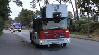 Feueralarm in Störfallbetrieb Einsatzfahrten Freiwillige Feuerwehr Geesthacht [upl. by Aneras535]