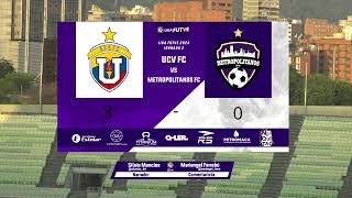 UCV Vs Metropolitanos FC  Jornada 2  Audio [upl. by Haiacim]