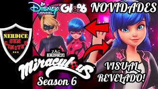 MARINETTE LADYBUG CAT NOIR Visuais Revelados da SEASON 6 de MIRACULOUS [upl. by Atiuqehs553]