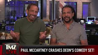 Paul McCartney Makes Surprise Appearance at Deon Coles Comedy Show  TMZ Live [upl. by Gustav]