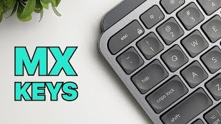 Logitech MX Keys Keyboard Review [upl. by Leahcimnoj]