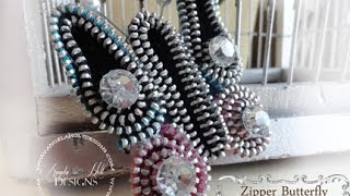 Zipper Butterfly Tutorial [upl. by Lightfoot]