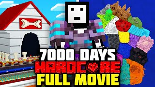 I Survived 7000 Days in Minecraft Hardcore FULL MINECRAFT MOVIE [upl. by Adigirb]