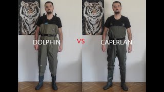 recenze   CAPERLAN waders 100 VS DELPHIN hrot [upl. by Ellohcin784]