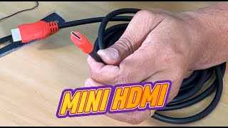 Pra que serve o Cabo Mini HDMI para HDMI [upl. by Leasim]