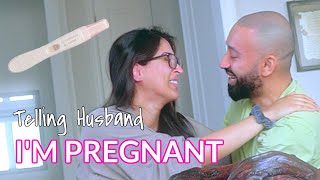 Surprise Pregnancy Announcement to Husband [upl. by Corrie]