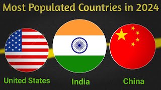 Top 10 Most Populated Countries in 2024 [upl. by Bud]