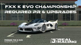 Real Racing 3 Event Archives FXX K EVO Championship Required PR And Upgrades RR3 [upl. by Lorelei5]